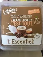 Mängden socker i L'Essentiel Crème glacée café le bac de 500
