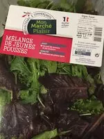 Mängden socker i Mélange de jeunes pousses