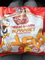 Mängden socker i Pommes de terre alphabet