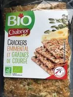 Mängden socker i Crackers emmental et graines de courge bio