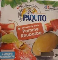 Mängden socker i Dessert de fruits pomme rhubarbe