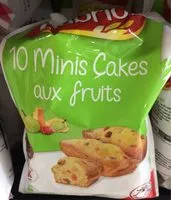 Mängden socker i 10 mini cakes aux fruits