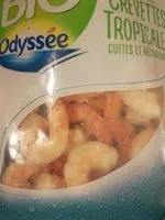 Mängden socker i Queues de crevettes tropicales bio