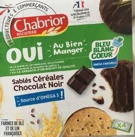 Mängden socker i Sablés céréales chocolat noir