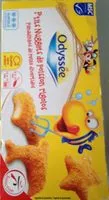 Mängden socker i P'tits nuggets de poisson rigolos