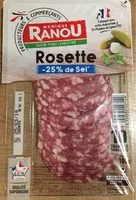 Mängden socker i Rosette réduit en sel sans peau