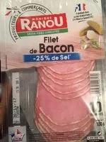 Mängden socker i Filet de bacon