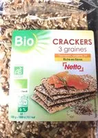 Mängden socker i Crackers 3 graines - Tournesol, sésame, lin - Bio