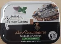 Mängden socker i Sardines apéritives à l'ail et au basilic