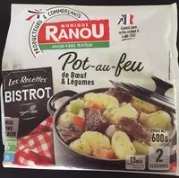 Mängden socker i Pot au feu boeuf et légumes