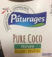 Mängden socker i Dessert végétale pure coco nature
