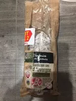 Mängden socker i Saucisson sec d'auvergne