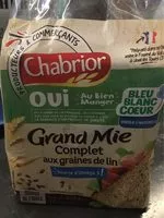 Mängden socker i Grand mie complet graines de lin bleu blanc cœur