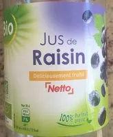 Mängden socker i Jus de raisin