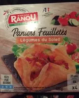 Mängden socker i Paniers feuilletés aux légumes du Soleil