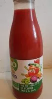 Mängden socker i Jus de tomate et de légumes salé à 3g/l