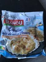 Mängden socker i Coquilles fruits de mer et poisson