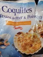 Mängden socker i Coquilles fruits de mer et poissons