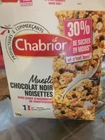 Mängden socker i muesli croustillant chocolat et noisette "détox"