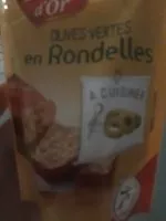 Mängden socker i Olives vertes en rondelles