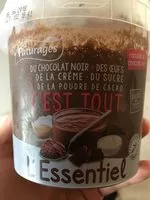 Mängden socker i Mousse au chocolat noir