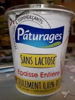 Mängden socker i Creme entière sans lactose