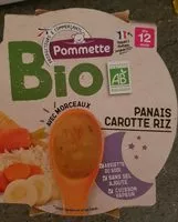 Mängden socker i Panais carotte riz