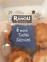 Mängden socker i 6 mini-tielles sétoises