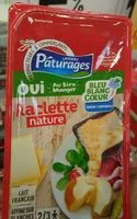 Mängden socker i Raclette nature Bleu blanc coeur