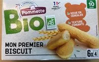 Mängden socker i Mon premier biscuit bio, dès 10 mois