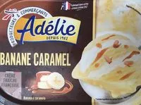 Mängden socker i Glace banane caramel