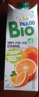 Mängden socker i 100% pur jus d'orange BIO