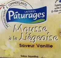 Mängden socker i Mousse liegoise vanille