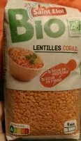 Mängden socker i Lentilles corail bio