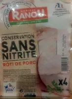 Mängden socker i Rôti de porc