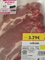 Mängden socker i Échine de porc