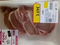 Mängden socker i côtes de porc