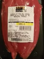 Mängden socker i Aiguillettes de canard fleur de sel