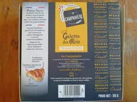 Mängden socker i Galette des Rois Frangipane