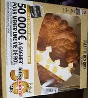 Mängden socker i Galette des rois frangipane pur beurre