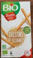 Mängden socker i Gressins au sesame BIO