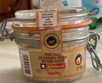 Mängden socker i Foie gras de canard entier du sud-ouest