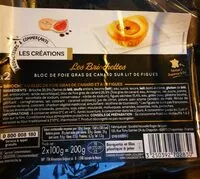 Mängden socker i Les briochettes bloc de foie gras sur lit de figues