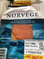 Mängden socker i Saumon atlantique fumé en Norvège