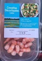Mängden socker i Crevettes decortiquees cuites 160g