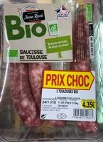Mängden socker i 3 Toulouse Bio