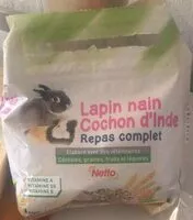 Mängden socker i Nourriture pour lapin