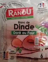 Mängden socker i Blanc de Dinde doré au Four