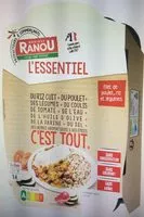 Mängden socker i Filet de poulet, riz et légumes