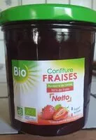 Mängden socker i Confiture fraises - au sucre de canne